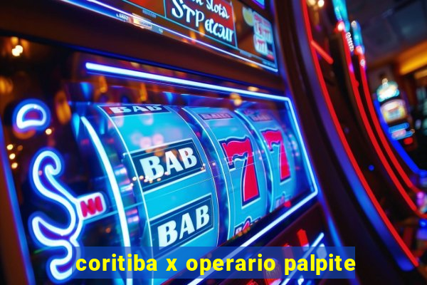 coritiba x operario palpite